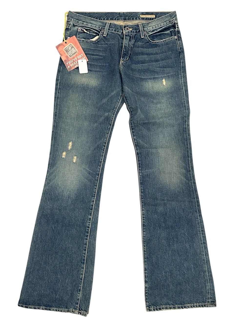 Chip & Pepper Women’s Sorority Girl Jeans Size 30 x 34 Low Rise Flare NWT $179